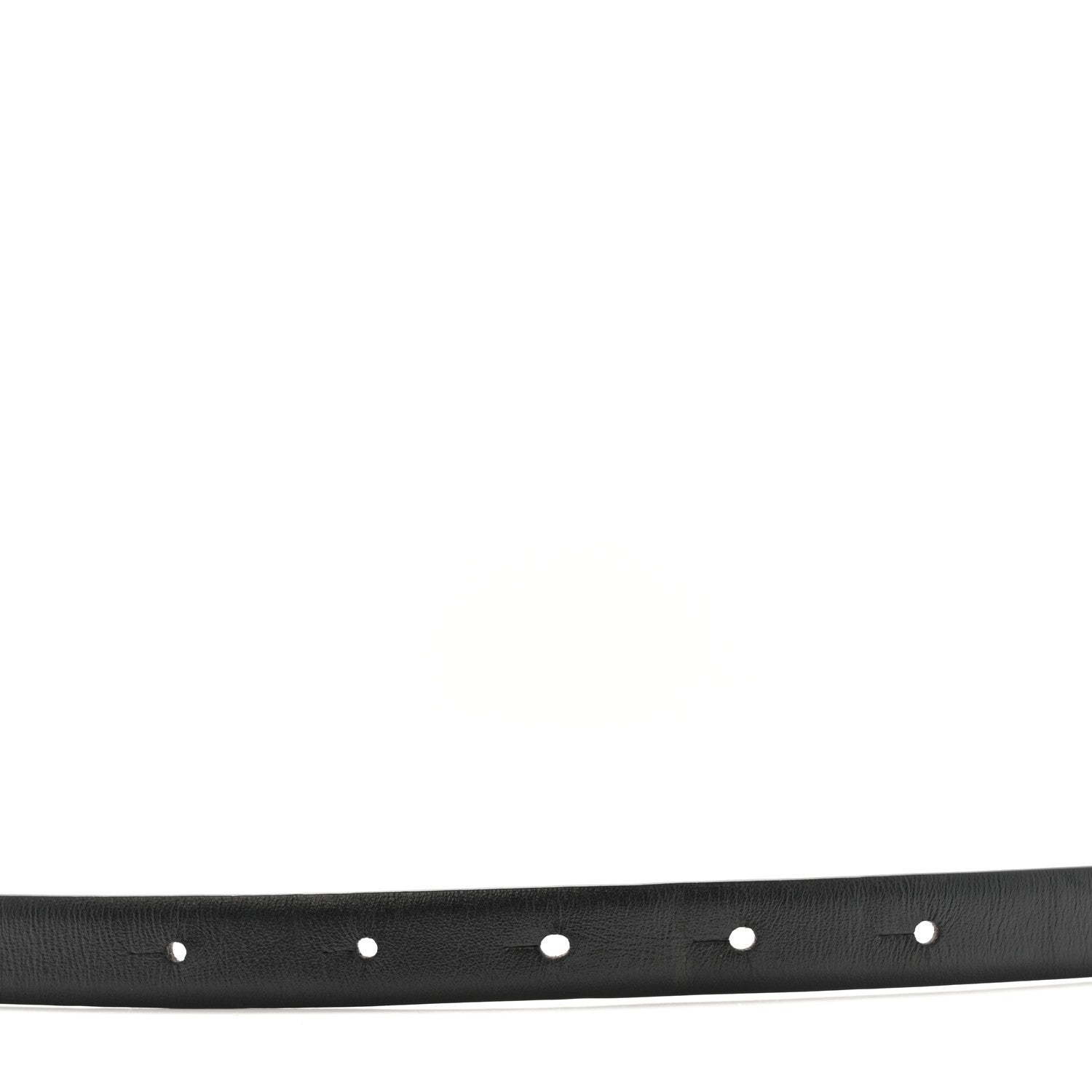 Chanel Calfskin CC Skinny Reversible Belt 90 36 Black Burgundy 4 of 9