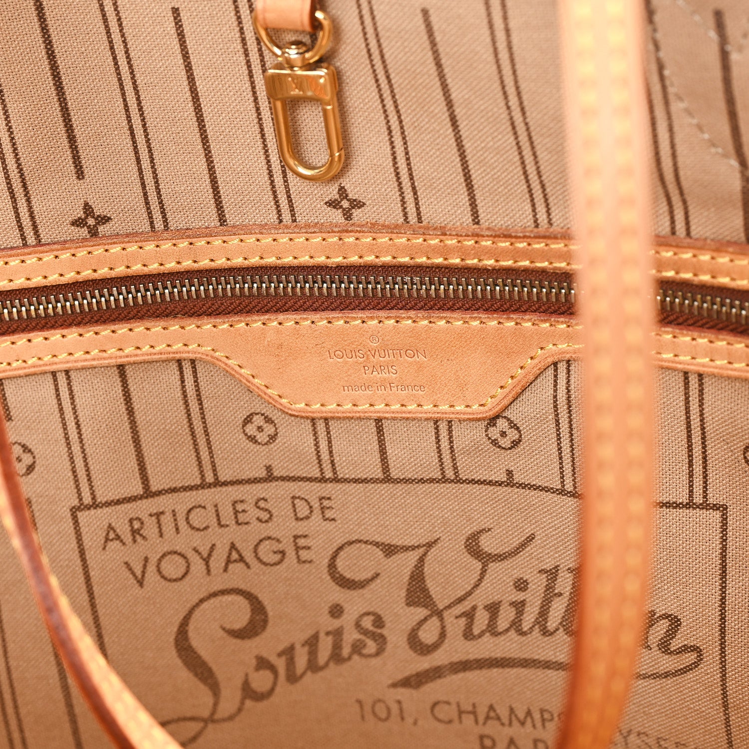 Louis Vuitton Monogram Neverfull MM 10 of 21