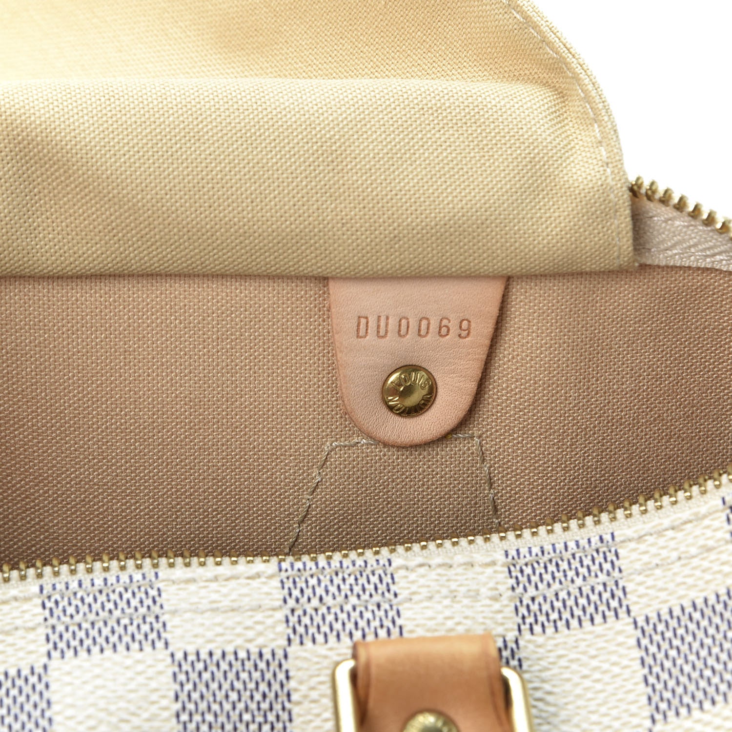Louis Vuitton Damier Azur Speedy 30 7 of 9