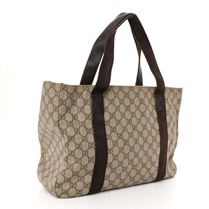 Gucci GG Plus Monogram Medium Tote Dark Brown 3 of 12