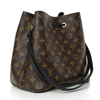 Louis Vuitton Monogram Neonoe MM Black 2 of 9