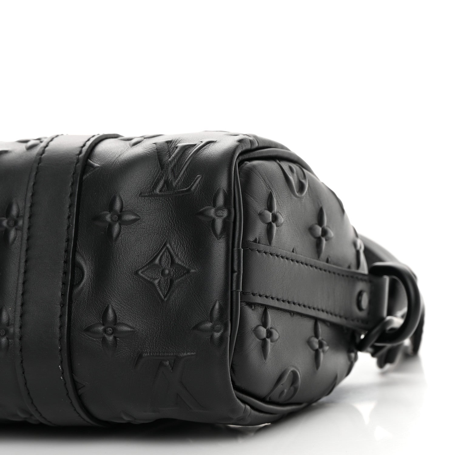 Louis Vuitton Monogram Seal Keepall XS Black 10 of 14