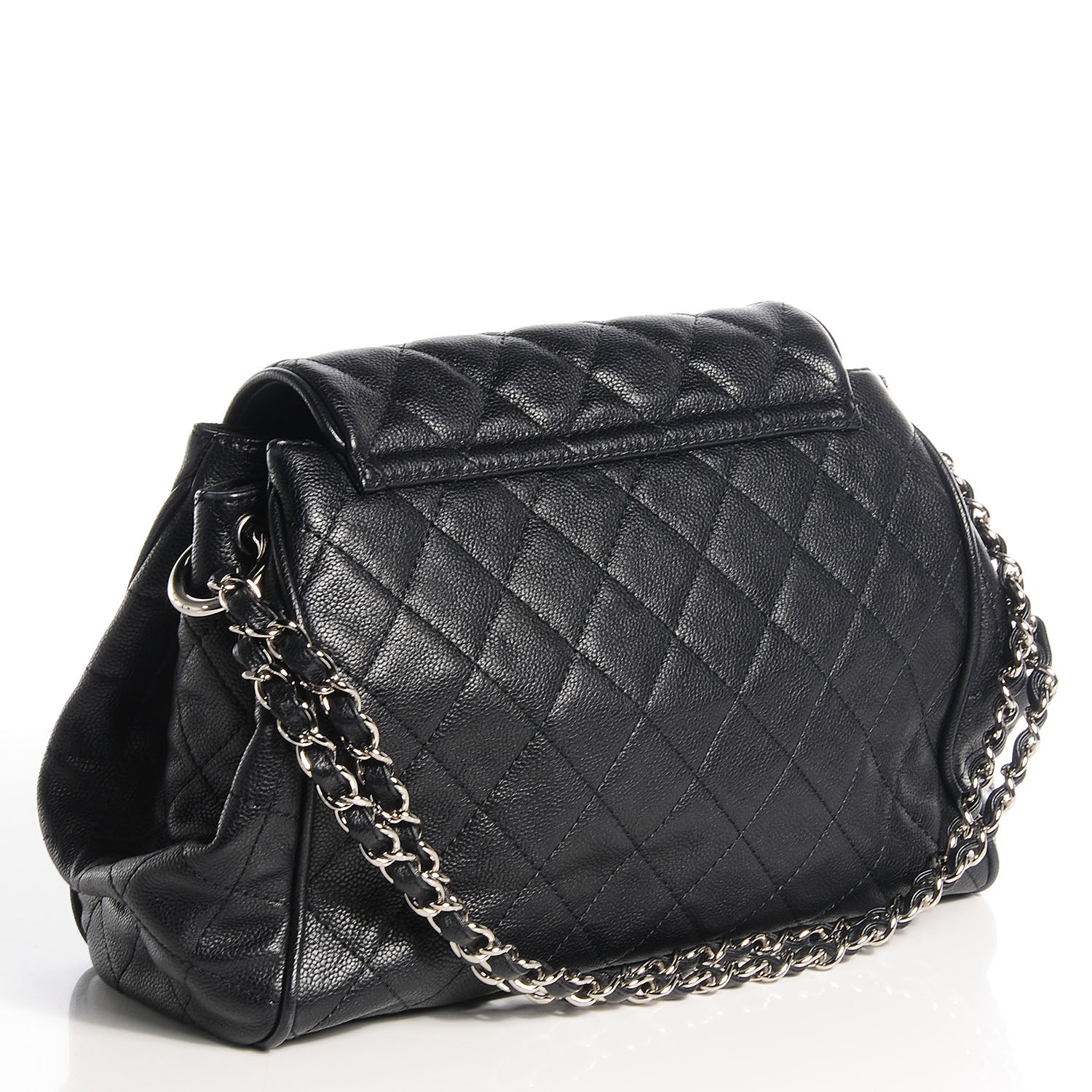 Chanel Caviar Quilted Timeless Accordion Flap Black 3 of 7