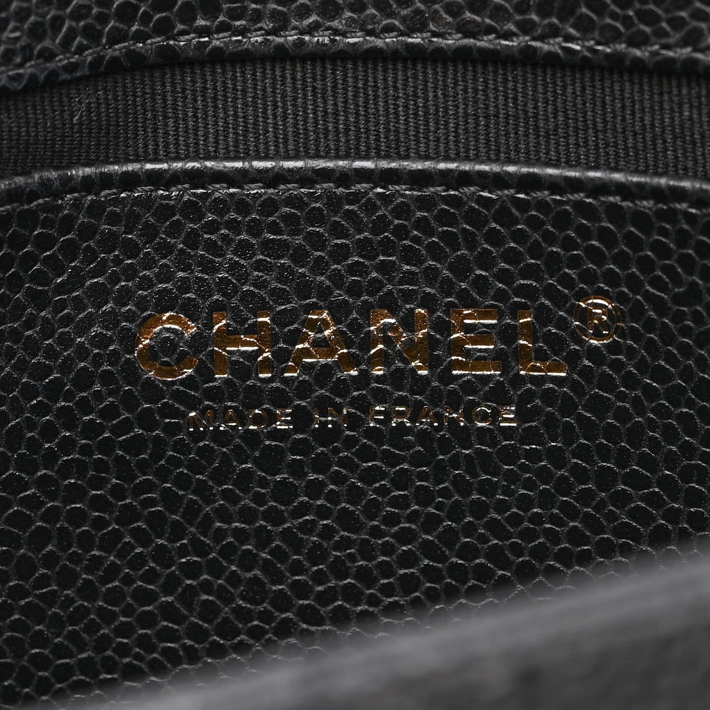 Caviar Quilted Mini Chain Flap Black