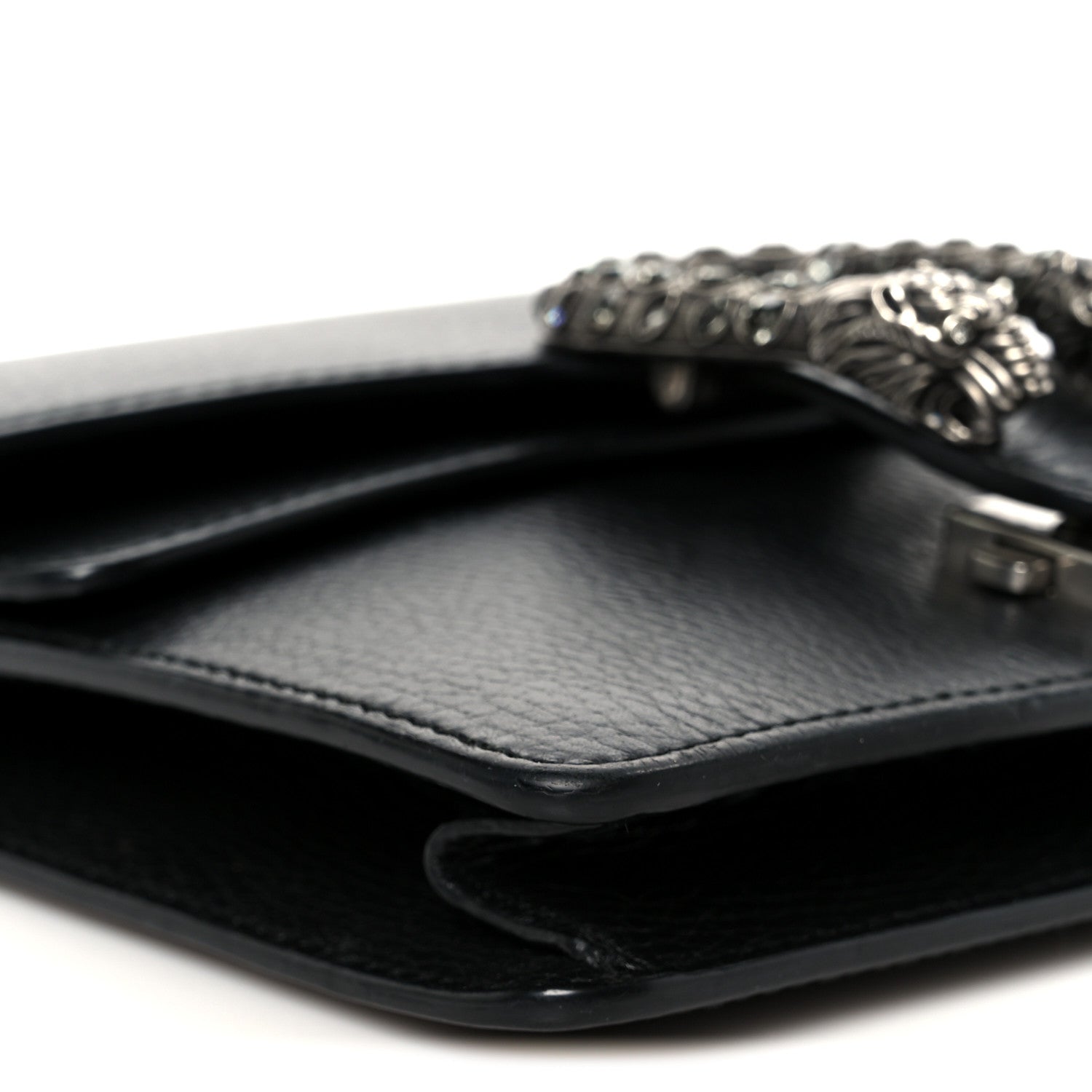 Gucci Calfskin Mini Dionysus Shoulder Bag Black 10 of 12