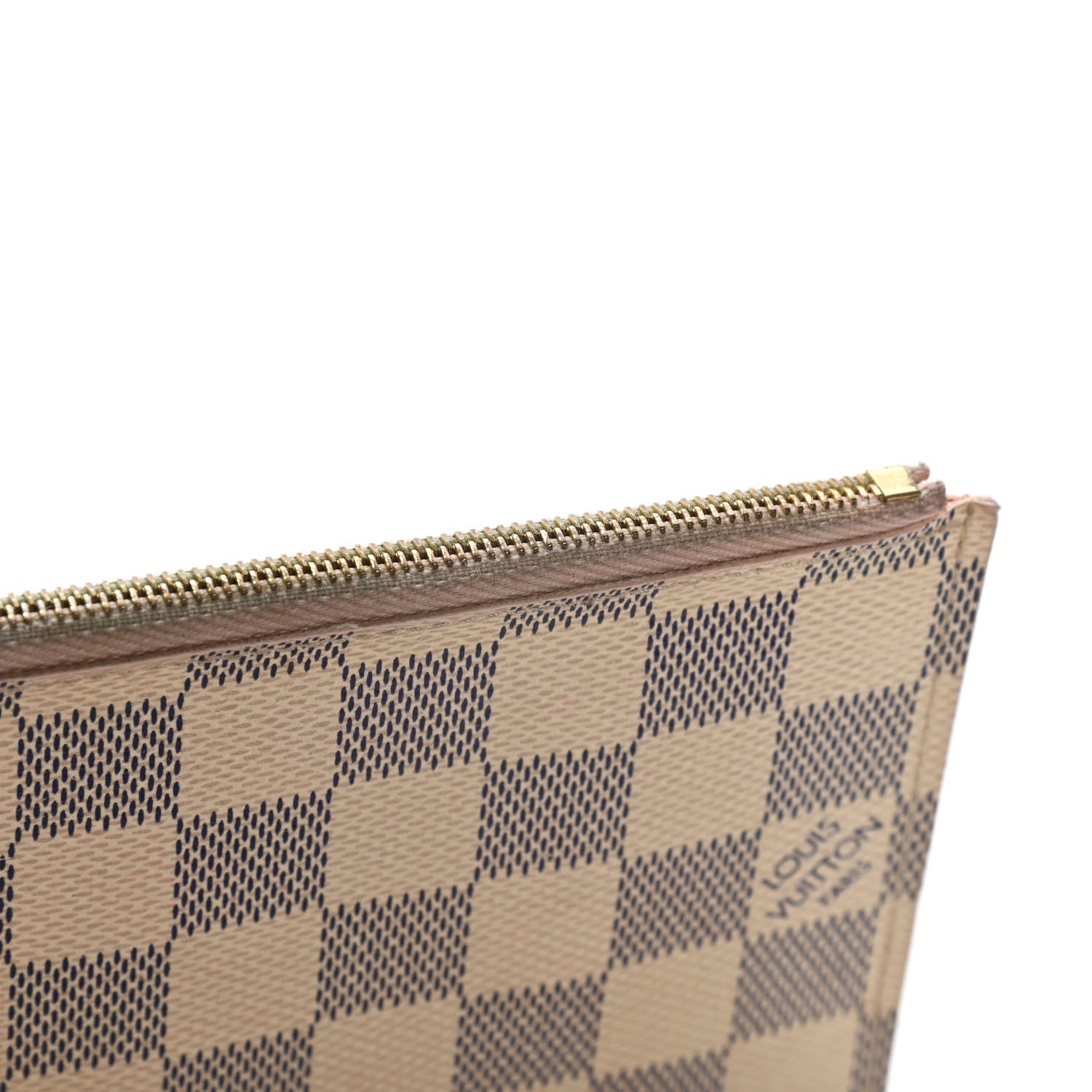 Louis Vuitton Damier Azur Calfskin Pochette Felicie Eau de Rose 15 of 20