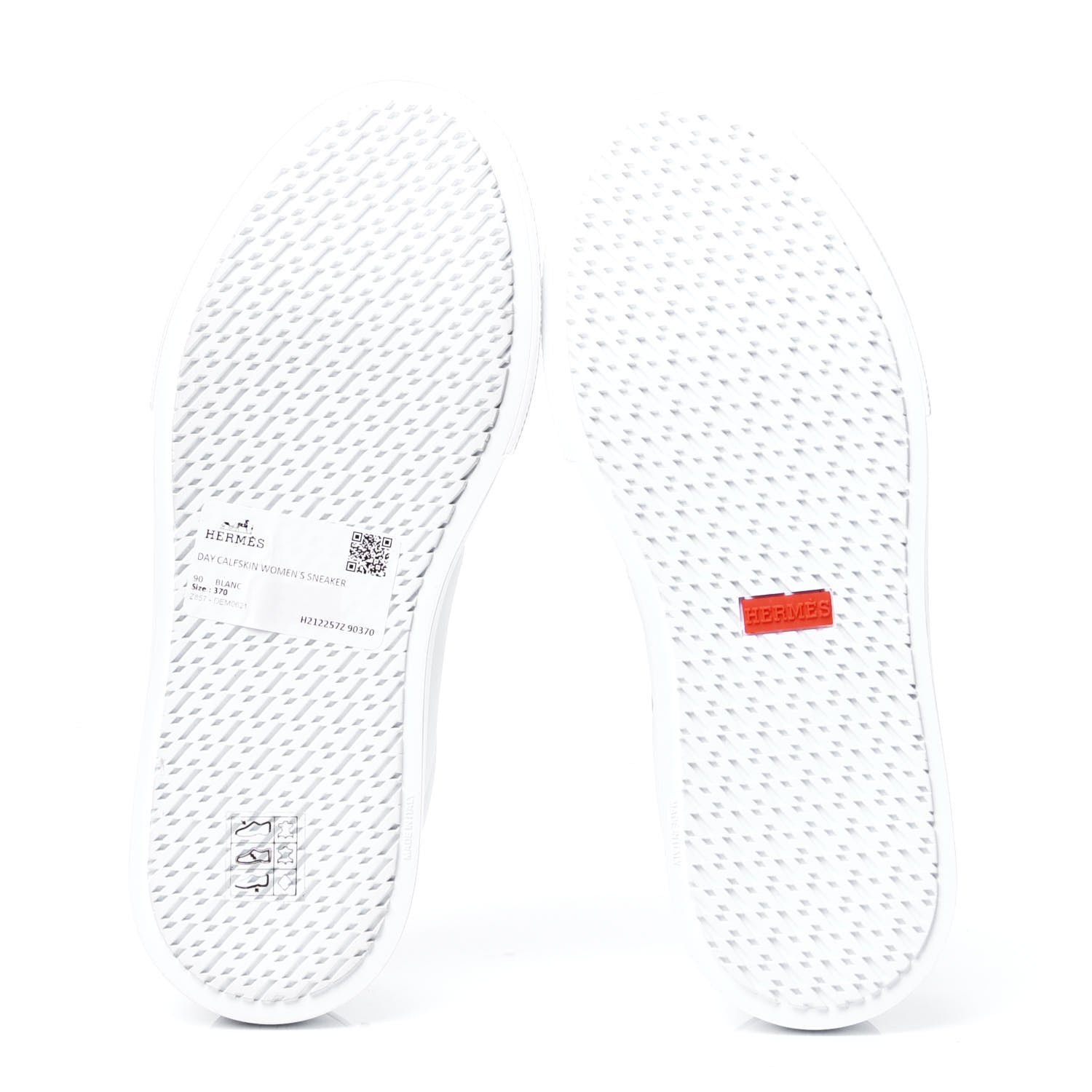 Hermes Calfskin Day Sneakers 37 White 5 of 6