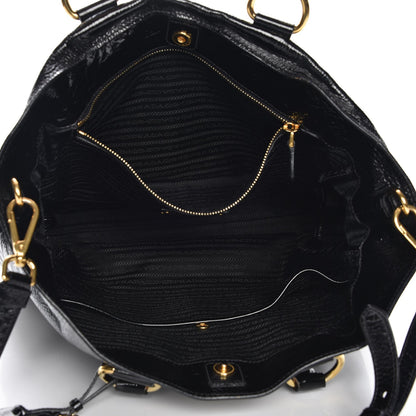 Prada Vernice Shopping Tote Black 6 of 12