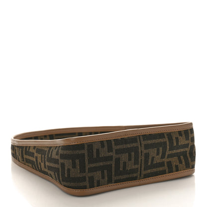 Fendi Fabric Jacquard Vitello Grace FF 1974 Mini Fendessence Shoulder Bag Tobacco Moro Ebano 4 of 8
