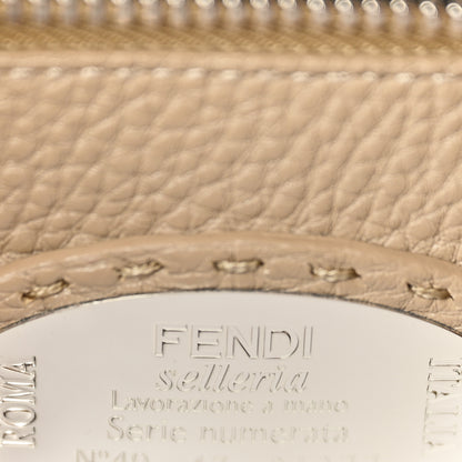 Fendi Cuoio Romano Selleria Bi-Color Medium Peekaboo Iconic Satchel Mou Deserto 6 of 10