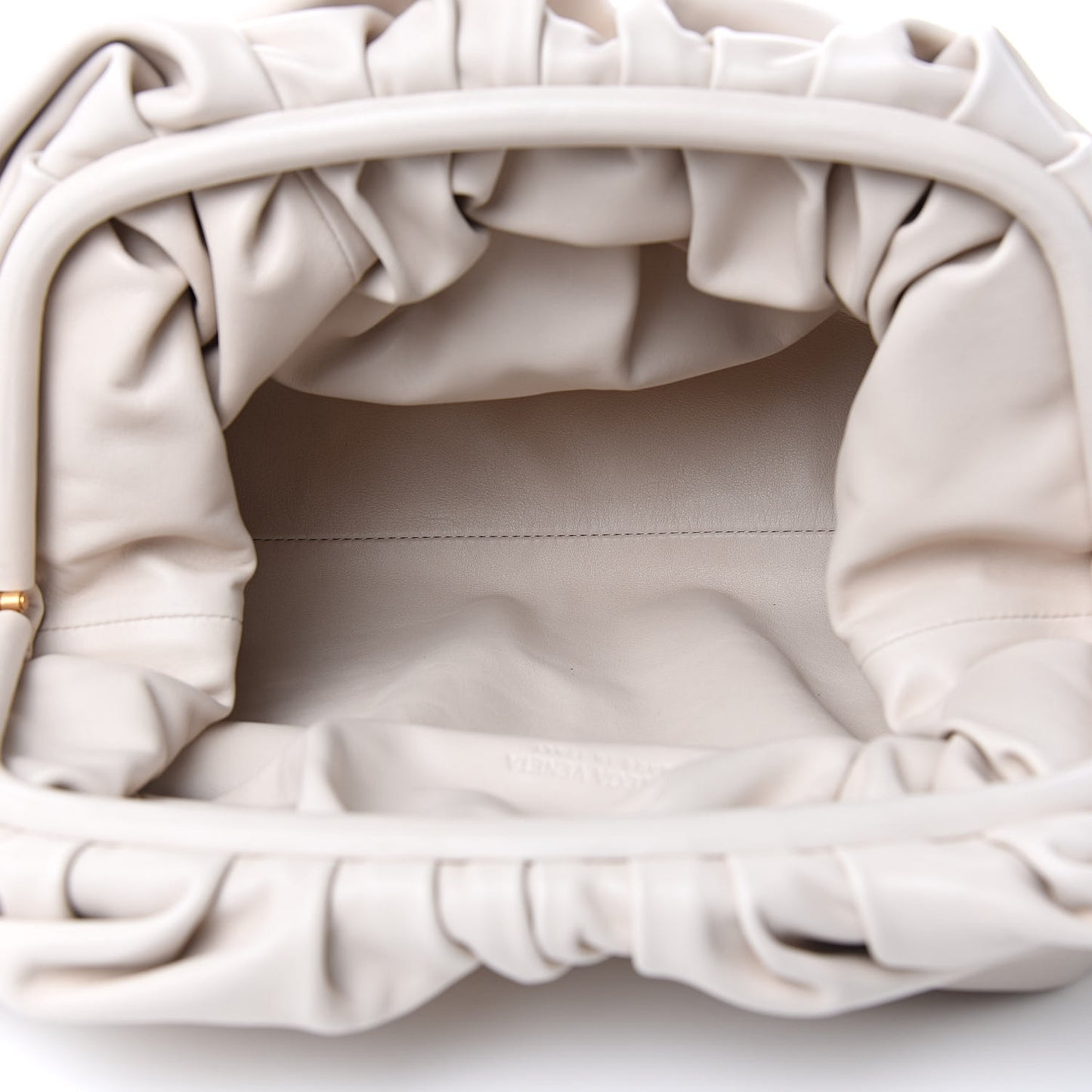 Smooth Butter Calf The Pouch Oversized Clutch Mist