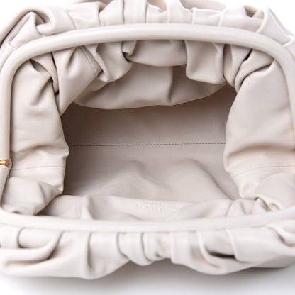 Bottega Veneta Smooth Butter Calf The Pouch Oversized Clutch Mist 5 of 10