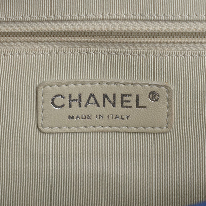 Chanel Washed Lambskin Medium Chain Around Messenger Blue 6 of 7
