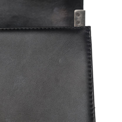 Chanel Lambskin Quilted Bi-Color Medium Boy Flap Black Blue Fonce 14 of 17