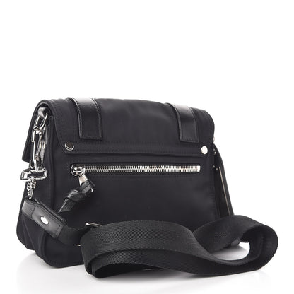 Proenza Schouler Nylon Calfskin PS1 Pouch Messenger Black 3 of 11