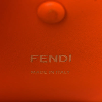 Fendi TPU FF Vitello Century F is Fendi Small Kan I Shoulder Bag Aranciata 6 of 6