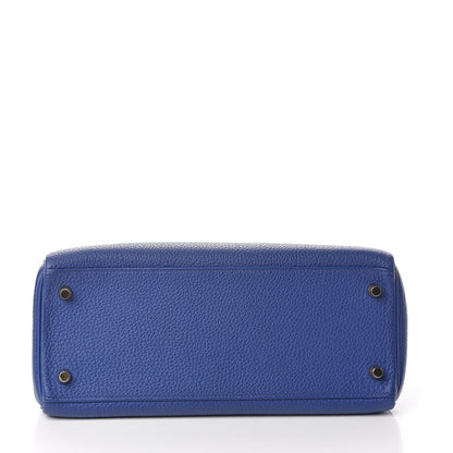 Hermes Togo Kelly Retourne 28 Bleu Electrique 6 of 37