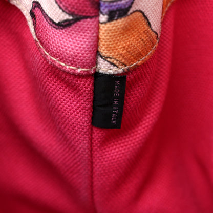 Prada Canvas Canapa Stampata Floral Tote 8 of 21