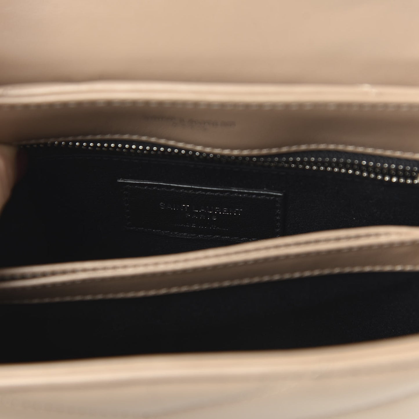 Calfskin Y Quilted Monogram Toy Loulou Crossbody Bag Dusty Grey