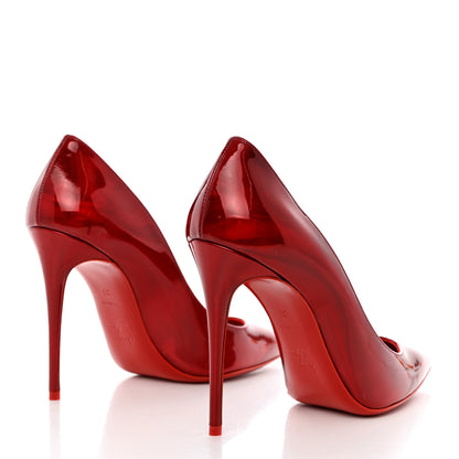Christian Louboutin Metallic Patent Psychic So Kate 100 Pumps 37 Loubi 4 of 9