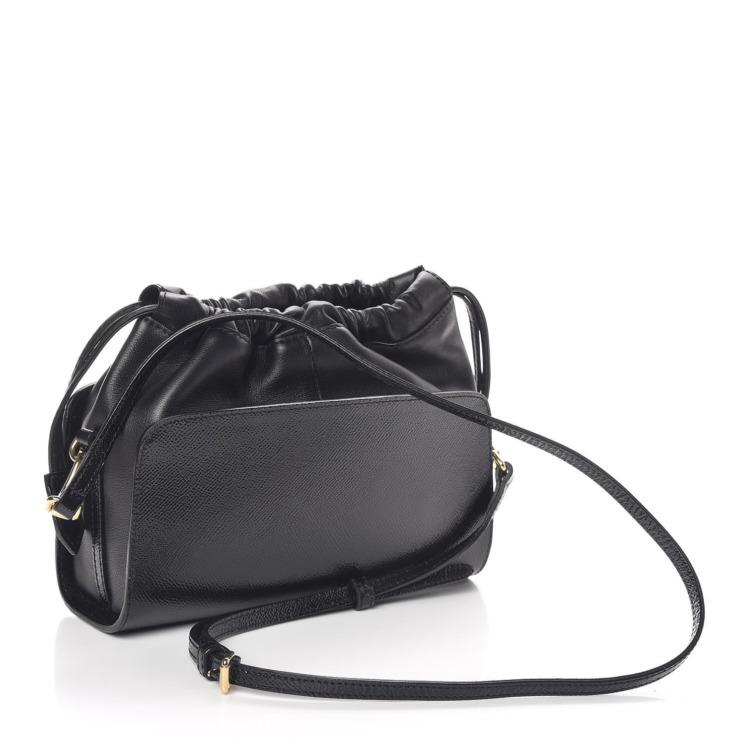 Burberry Patent Grained Calfskin Little Crush Black 3 of 8