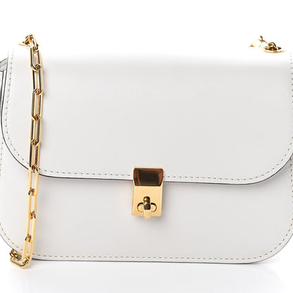Valentino Garavani Vitello Chain Flap Bag White 6 of 8