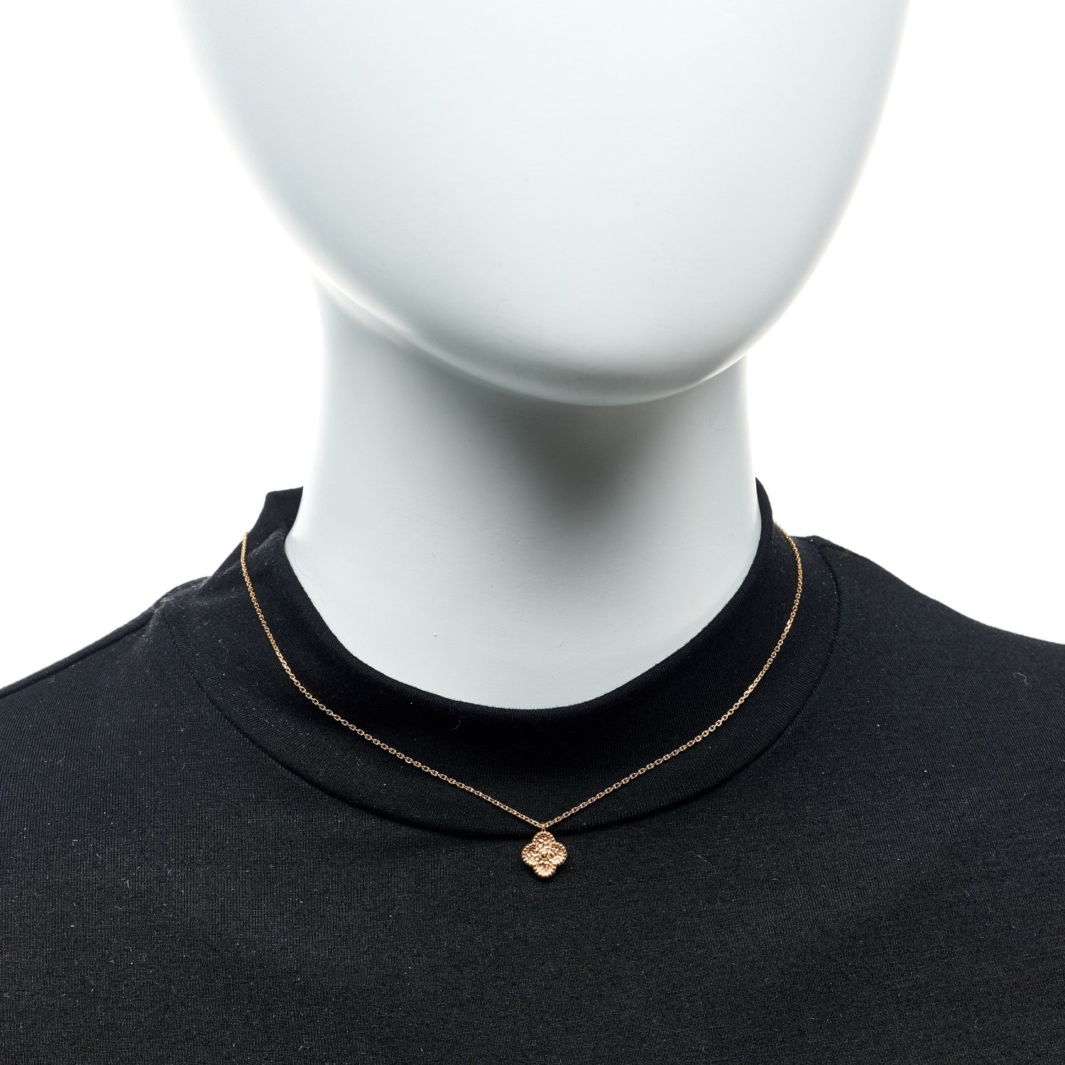 Van Cleef & Arpels 18K Rose Gold Sweet Alhambra Pendant Necklace 2 of 6
