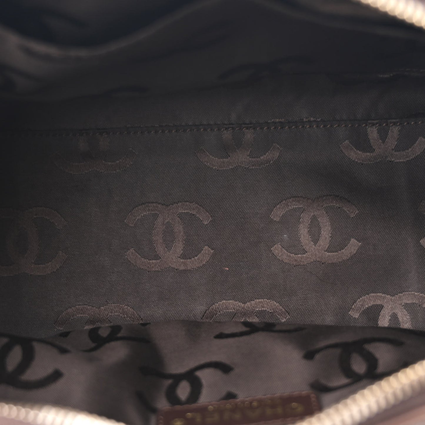 Calfskin Wild Stitch Chain Bag Brown