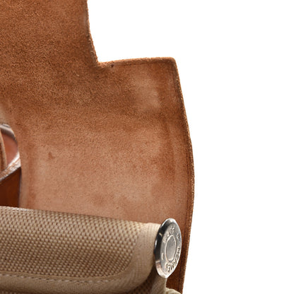 Hermes Toile Vache Calfskin Herbag 30 PM Backpack Natural 15 of 18