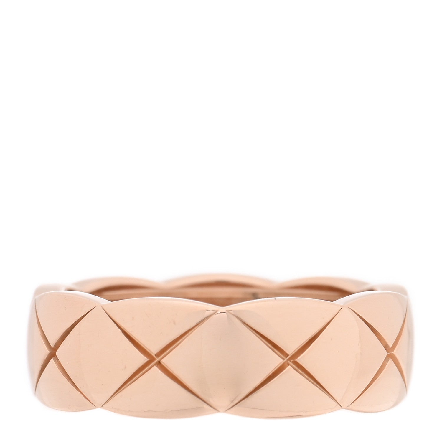 Chanel 18K Beige Gold Small Coco Crush Ring 54 7 3 of 5