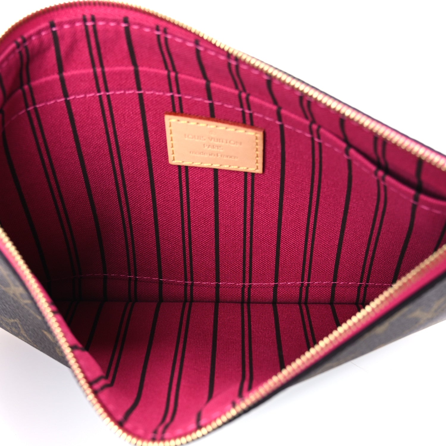 Louis Vuitton Monogram Neverfull MM GM Pochette Pivoine 5 of 8