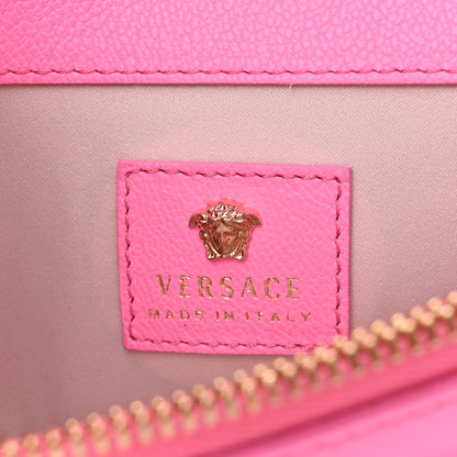 Versace Grained Calfskin Medusa Wallet On Chain Pink 6 of 9