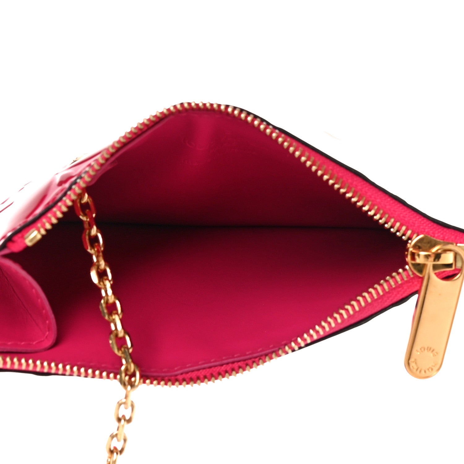 Louis Vuitton Vernis Valentine Key Pouch Fuchsia 5 of 11