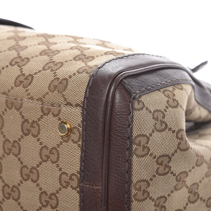 Gucci Monogram Medium GG Running Tote Dark Brown 11 of 14