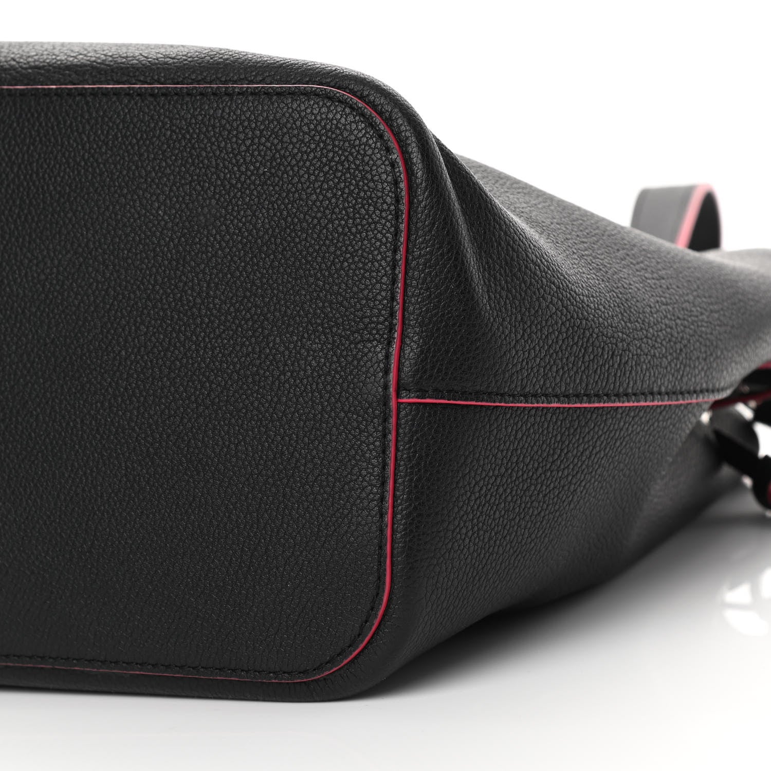 Louis Vuitton Calfskin Lockme Bucket Black 10 of 18