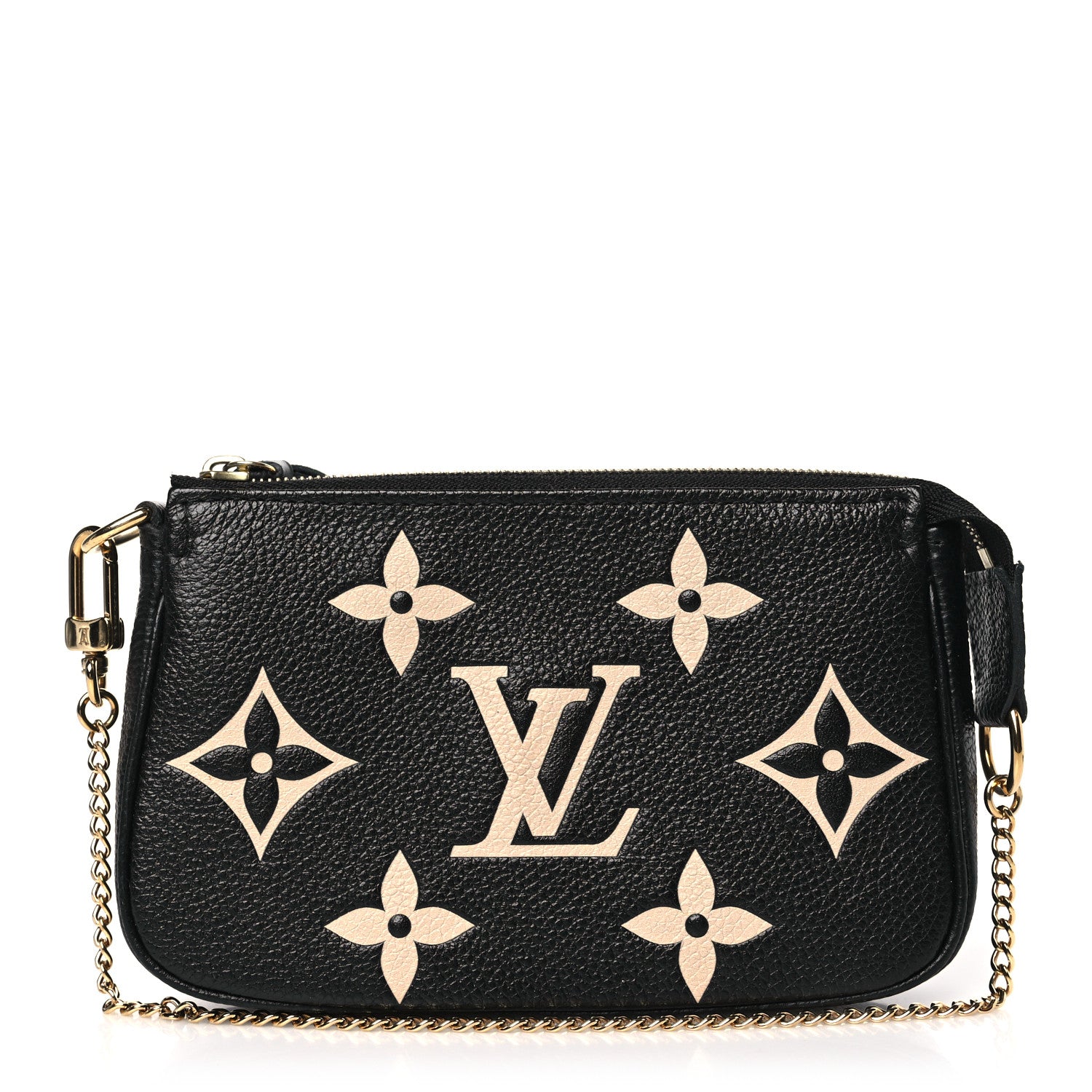 Louis Vuitton LOUIS VUITTON Empreinte Monogram Giant Mini Pochette Accessories Black 1 of 9