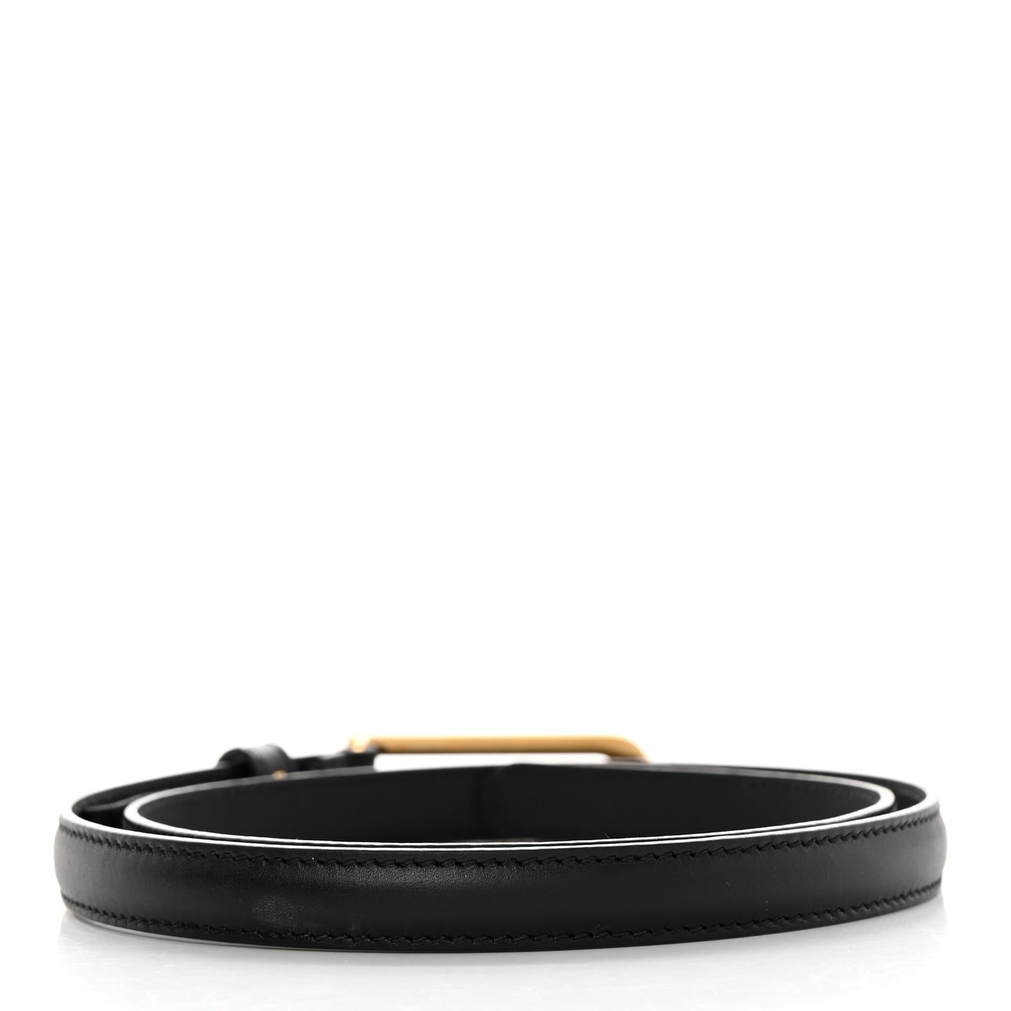Calfskin G Logo 13mm Belt 75 30 Black