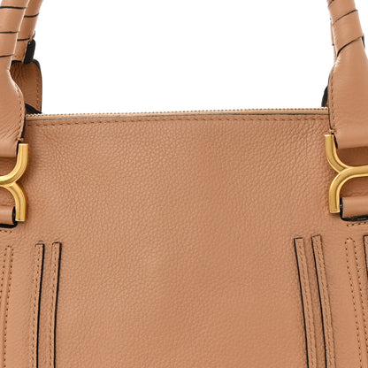 Chloe Calfskin Medium Marcie Satchel  Light Tan 8 of 14