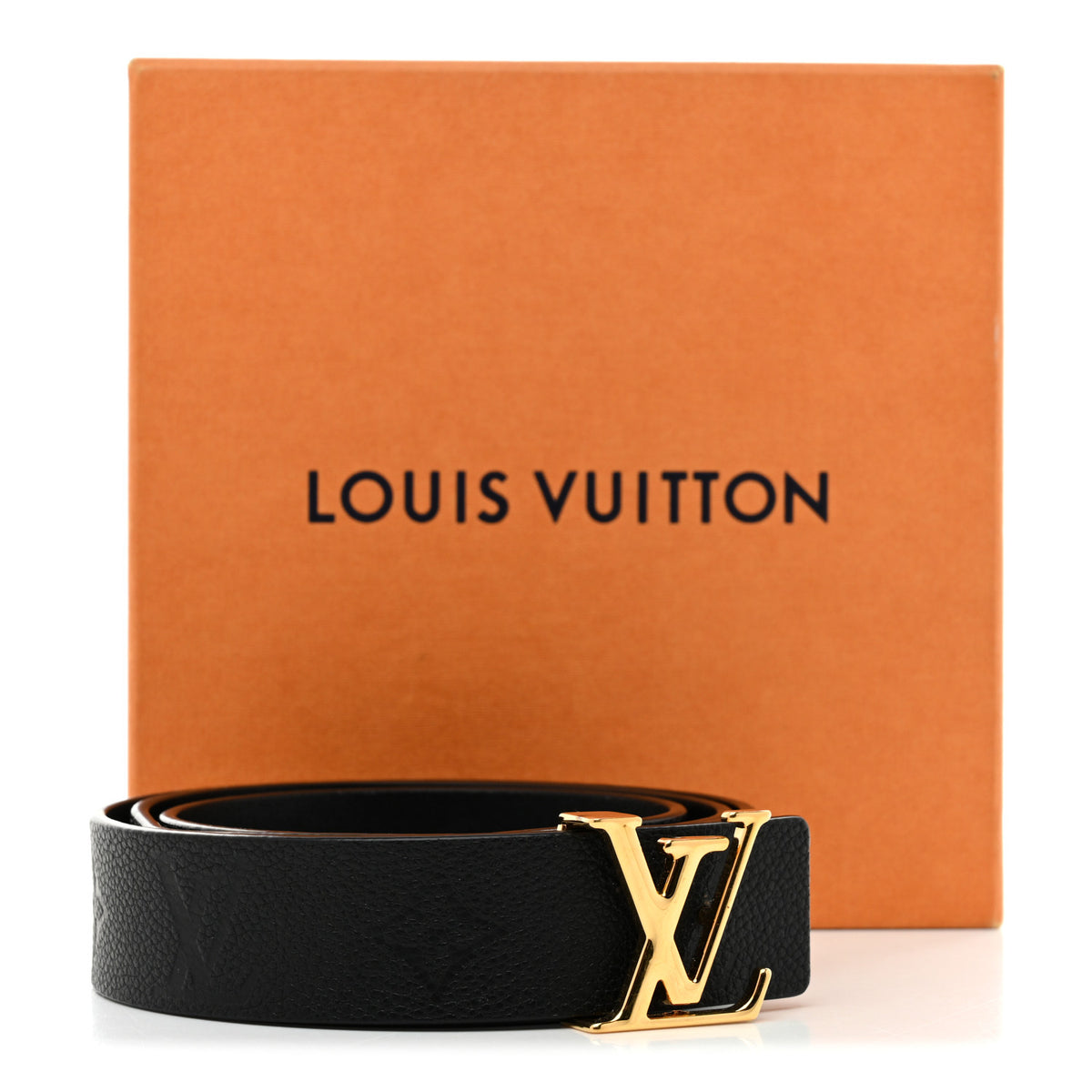 Louis Vuitton Empreinte 30mm LV Iconic Reversible Belt 85 34  display picture 2