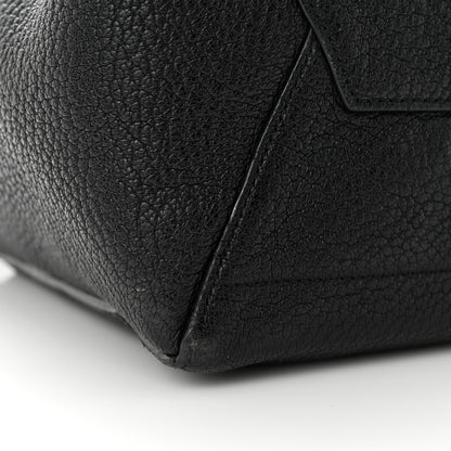 Celine Soft Grained Calfskin Sangle Bucket Bag Black 10 of 12