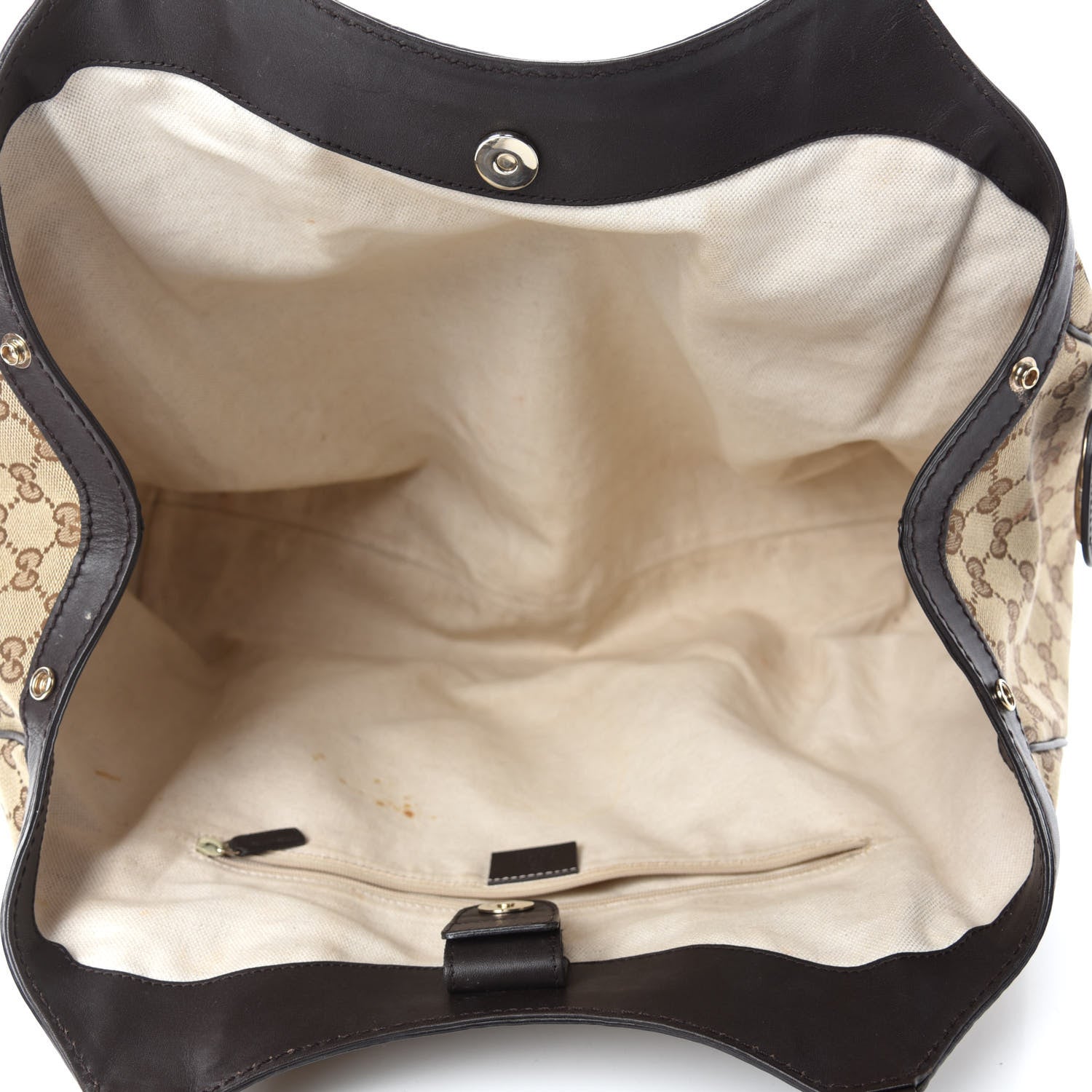 Gucci Monogram Large Sukey Tote Dark Brown 5 of 19