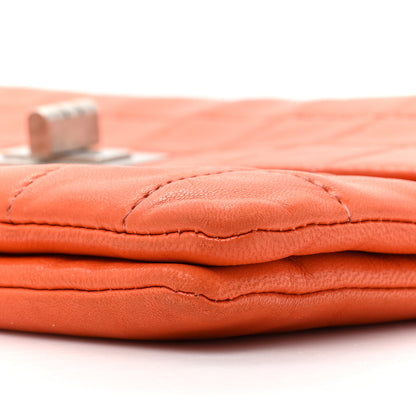 Chanel Lambskin Chocolate Bar Mademoiselle Flap Orange 9 of 21