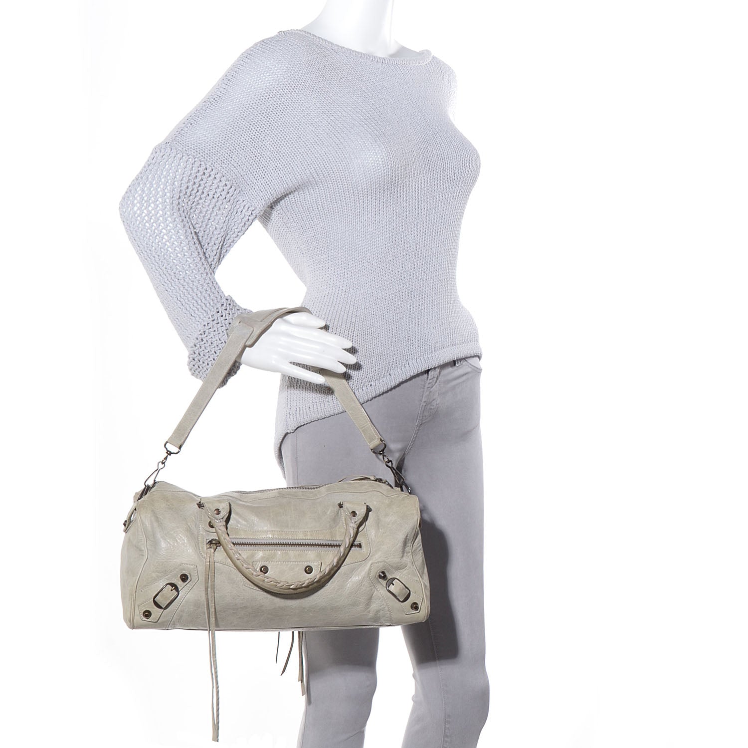 Balenciaga Agneau Twiggy Argent 2 of 11