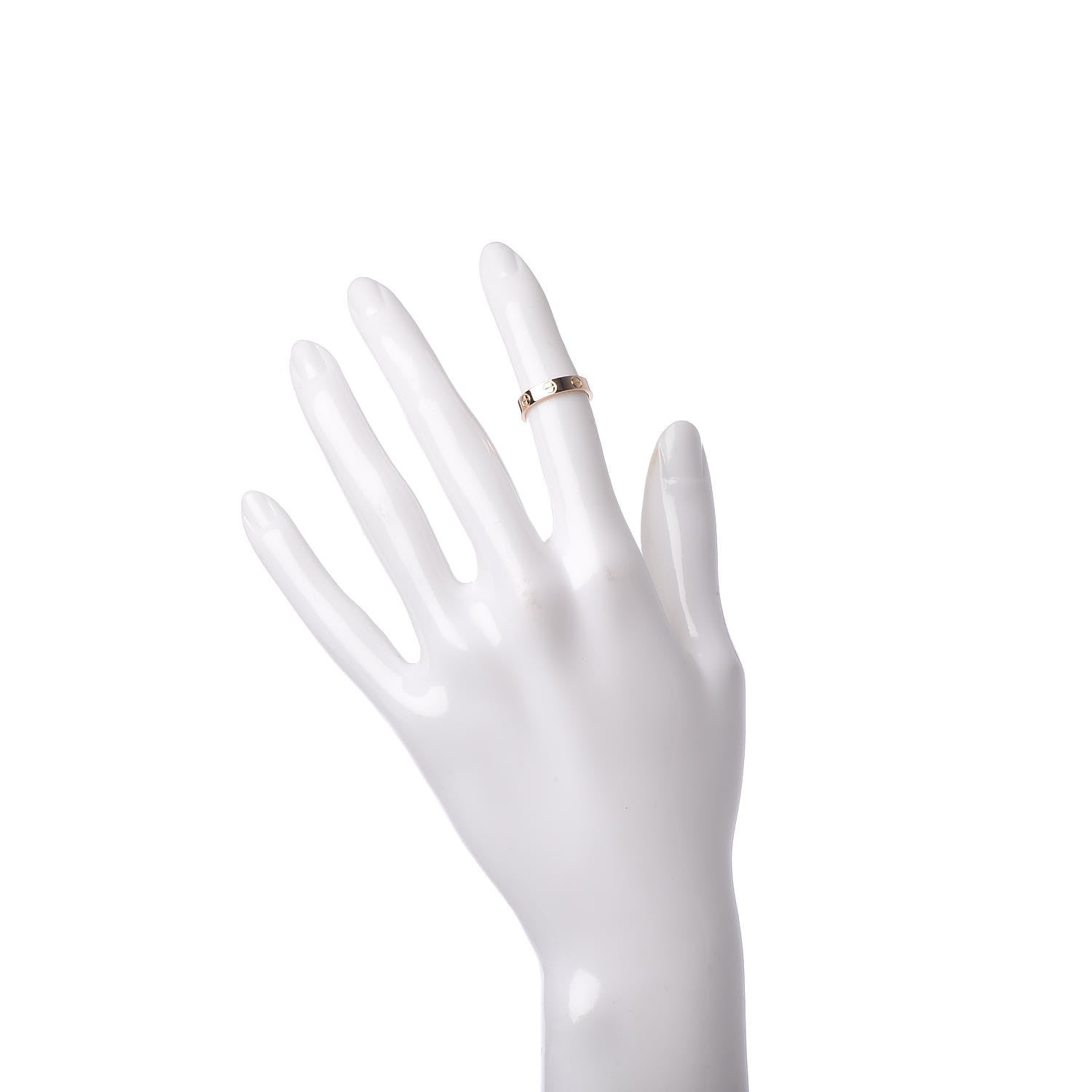 Cartier 18K Pink Gold 3.5mm LOVE Wedding Band Ring 46 3.75 2 of 4