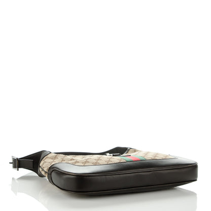 Gucci Monogram Web Jackie O Hobo Dark Brown 4 of 7
