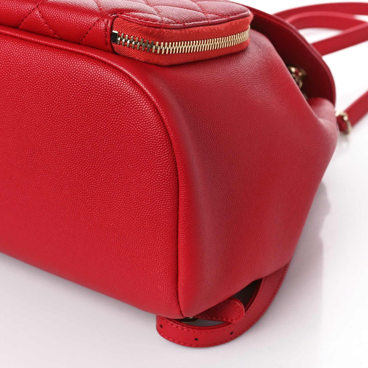 Chanel Caviar Quilted Business Affinity Backpack Red 10 of 10