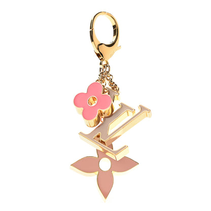 Louis Vuitton Fleur De Monogram Bag Charm Pink 1 of 5