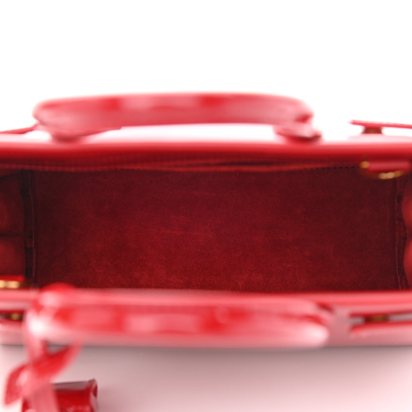 Patent Nano Sac De Jour Red
