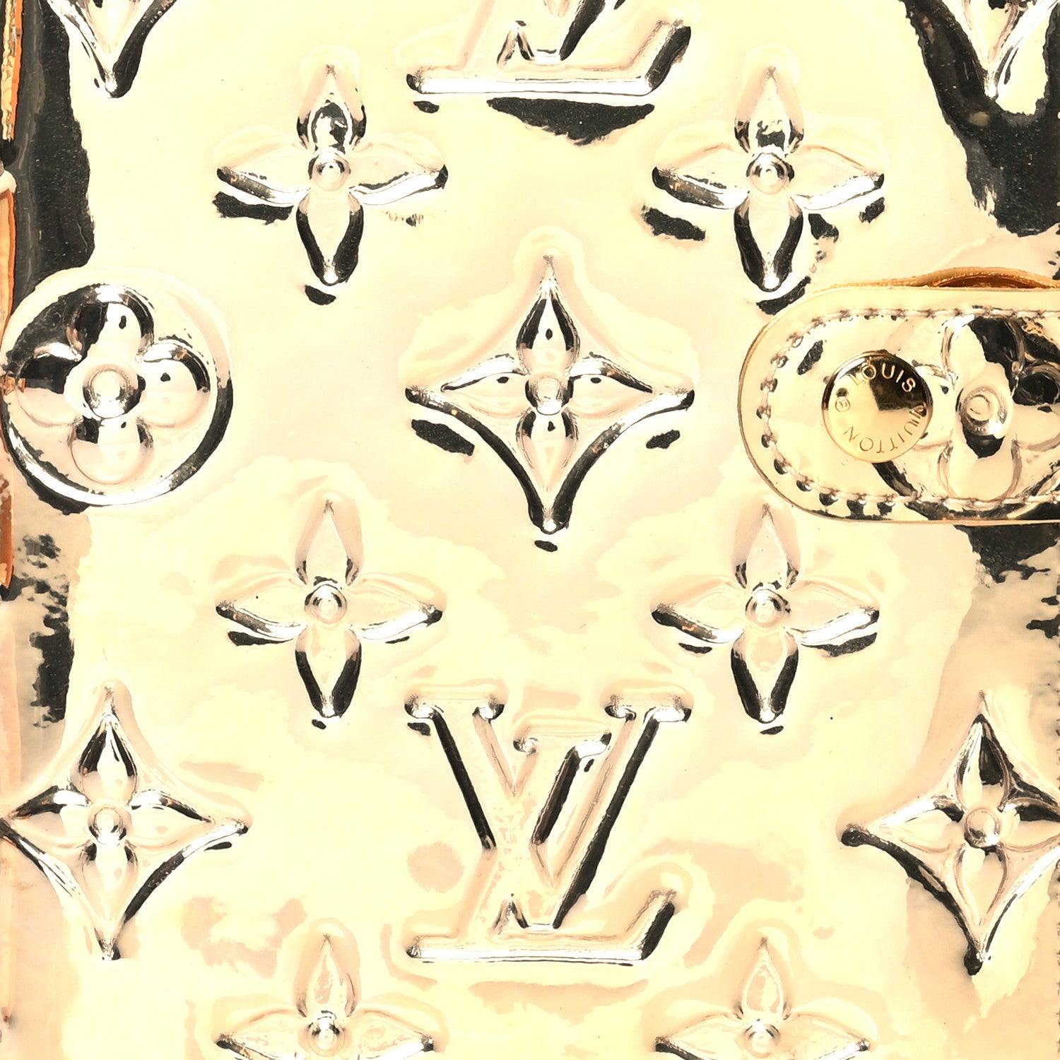 Louis Vuitton Monogram Miroir Small Ring Agenda Gold 7 of 7
