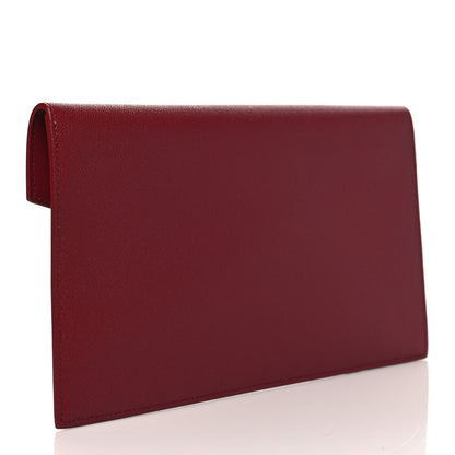 Saint Laurent Grain De Poudre Uptown Pouch Opyum Red 3 of 8